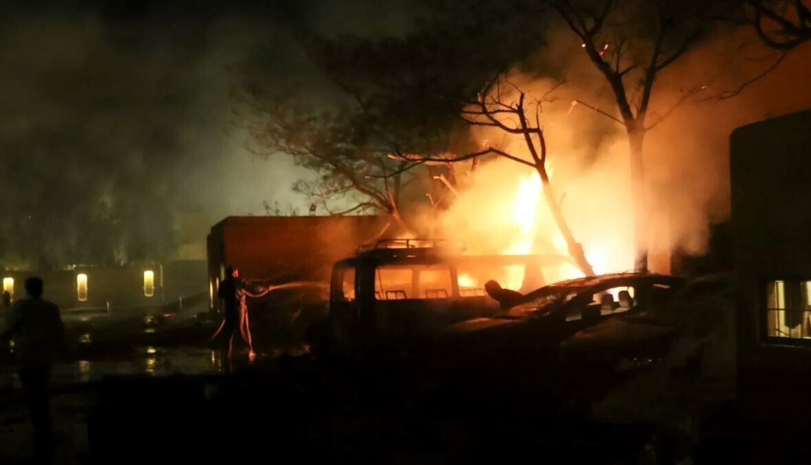 Взрыв в Шахингэ Сехер в Гаити